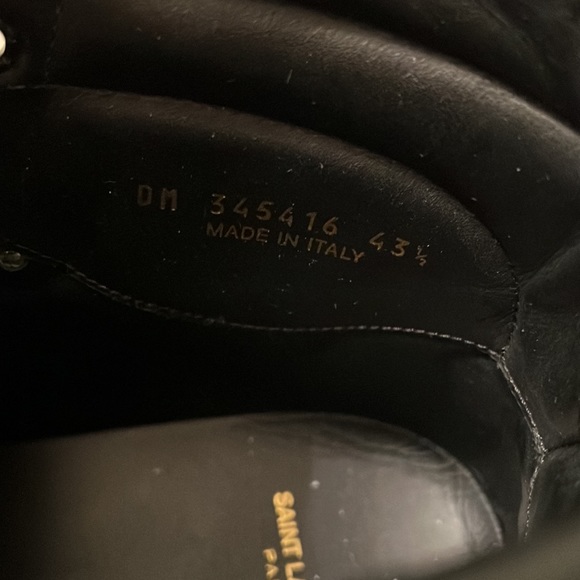 Gently used saint laurent sneakers .size 43 1/2 - Picture 3 of 8